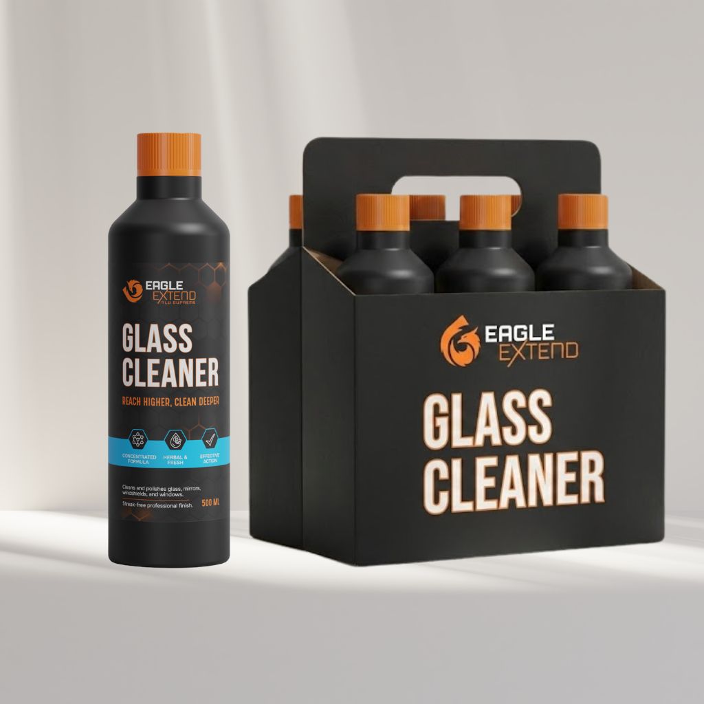 6 Pack: Glass Cleaner – Kristalhelder resultaat