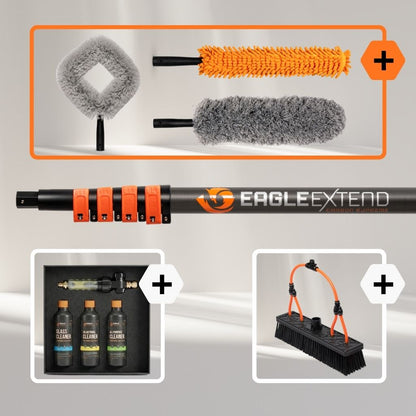 Telescoopsteel Carbon Fiber Supreme + Bundel Interieur