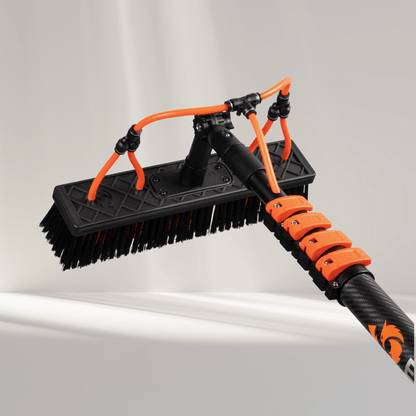 Telescoopsteel Carbon Fiber 3K Supreme + Bundel Glas en Zonnepanelen Vlekkenvrij