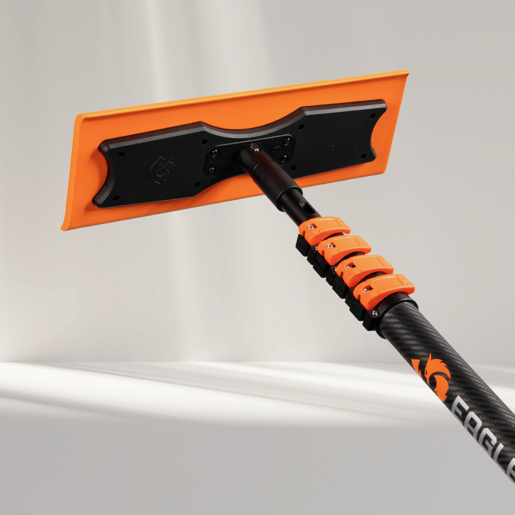 Telescoopsteel Carbon Fiber 3K Supreme + Bundel Glas en Zonnepanelen Vlekkenvrij