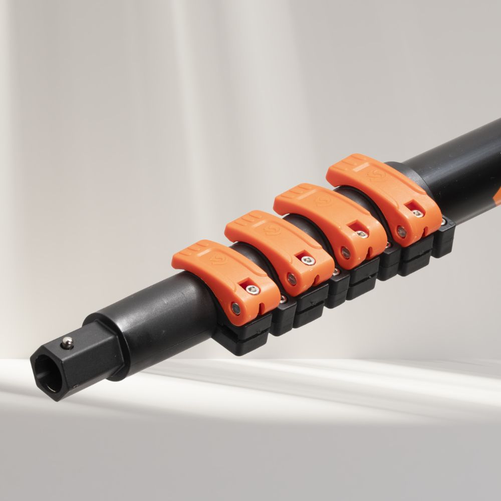 Eindadapter telescoopstok eindsegment 25mm - HexaLock